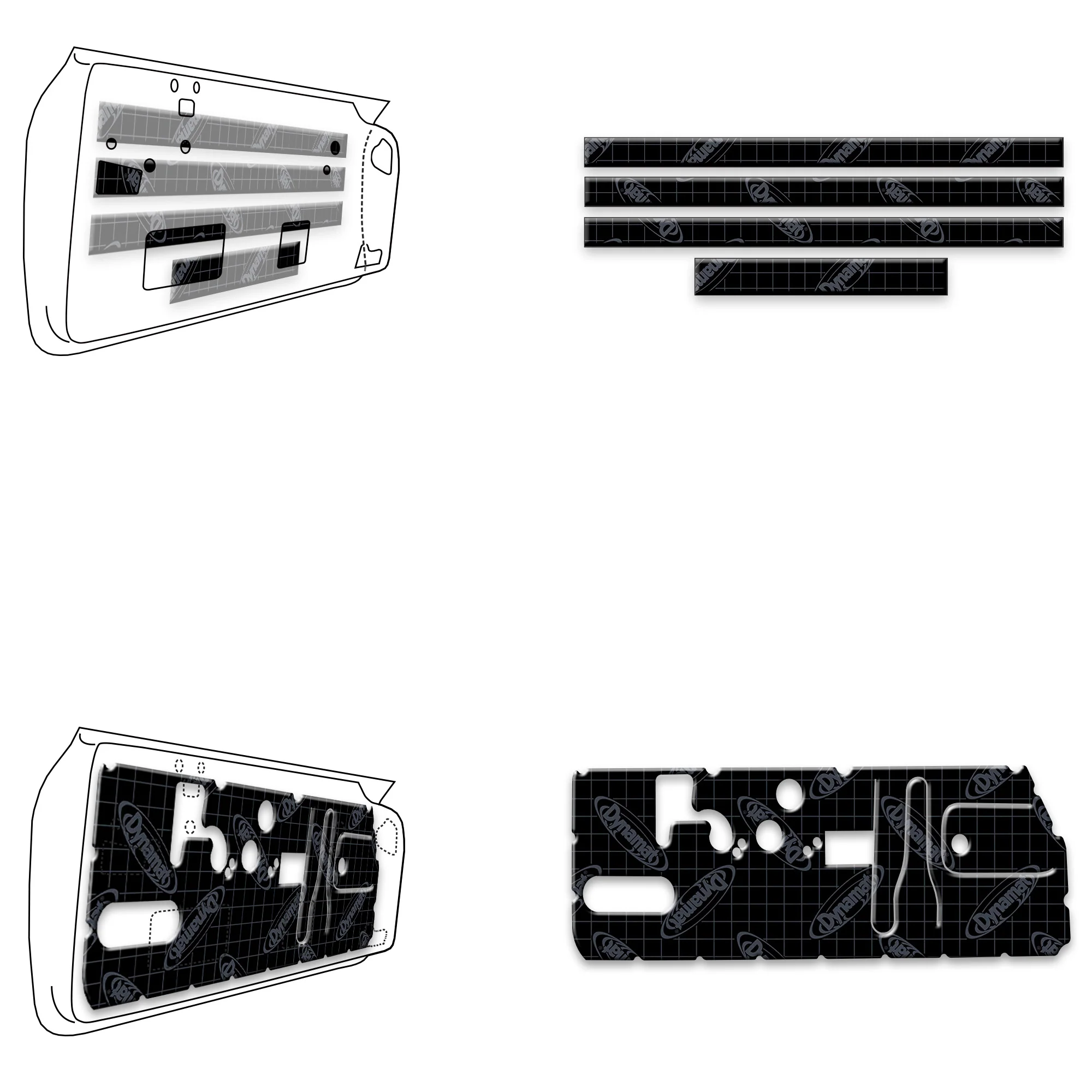 1968-1970 Dodge Charger / Mopar B-Body Door Kit - XMO B1 D