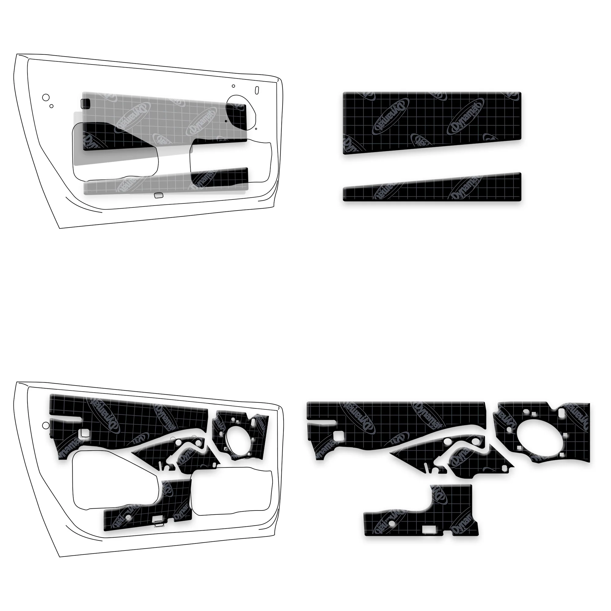 2005-2014 Ford Mustang Door Kit