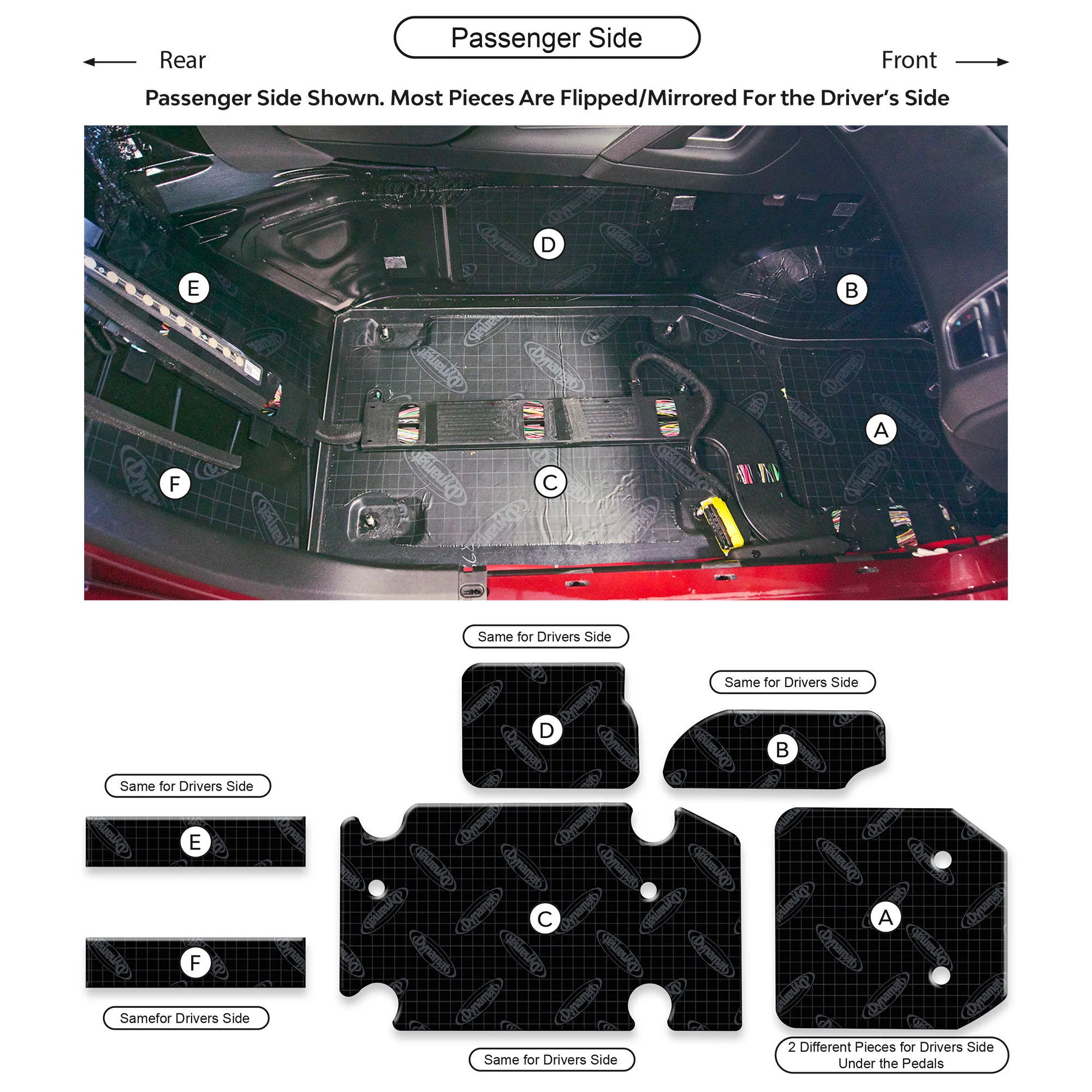 Dynamat Xtreme Custom Cut Sound Deadening Kits