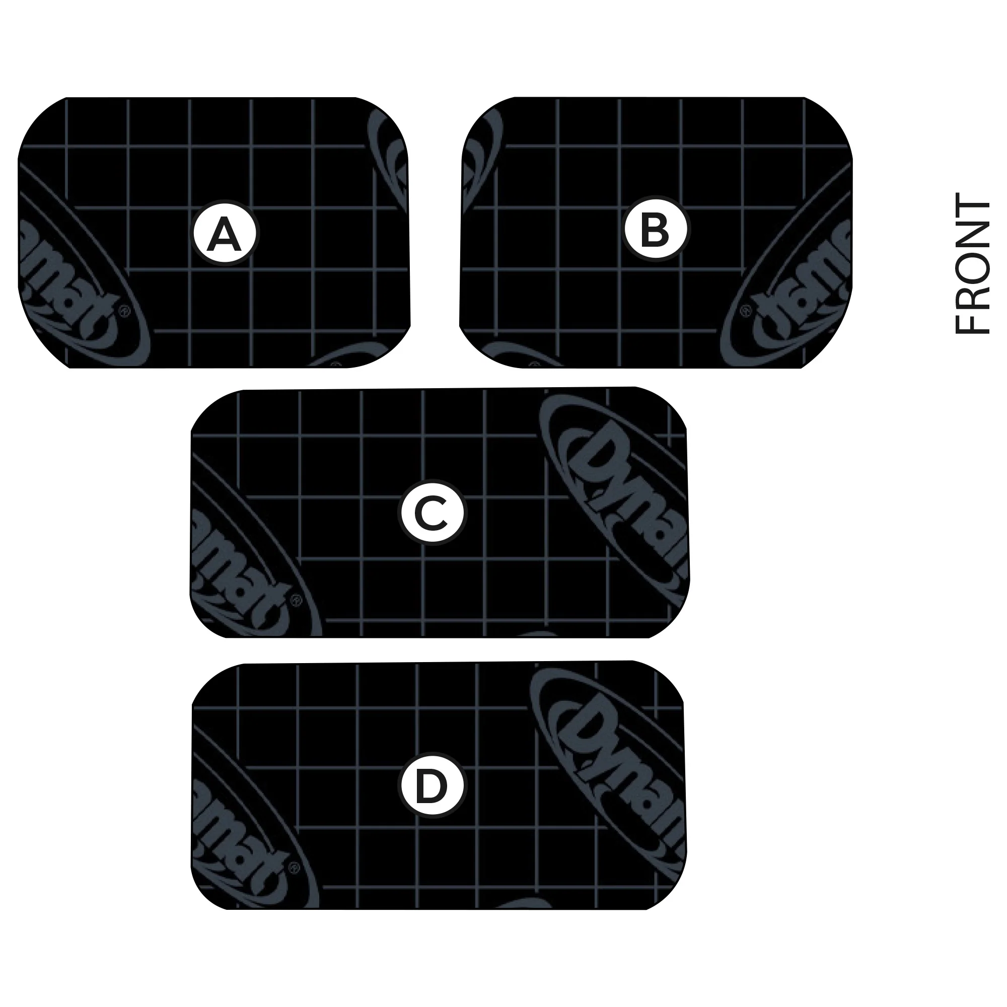 2020-2024 Tesla Model Y Trunk Lid Sound Deadening Kit - Image 2