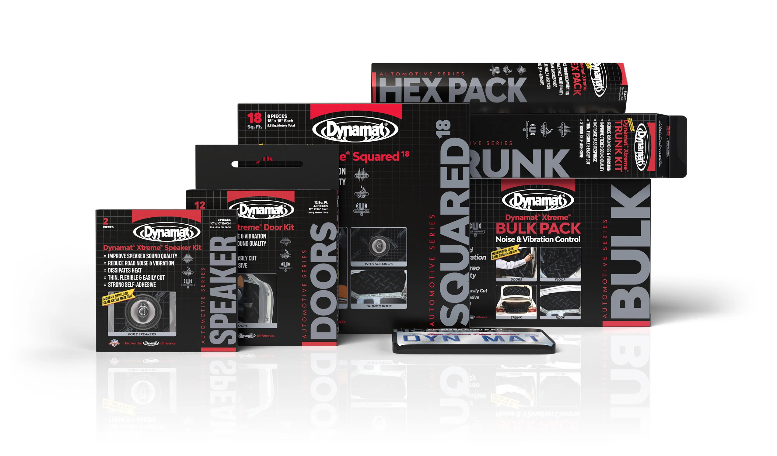 Dynamat Xtreme Sound Deadening Car Insulation Door Kit - Image 6