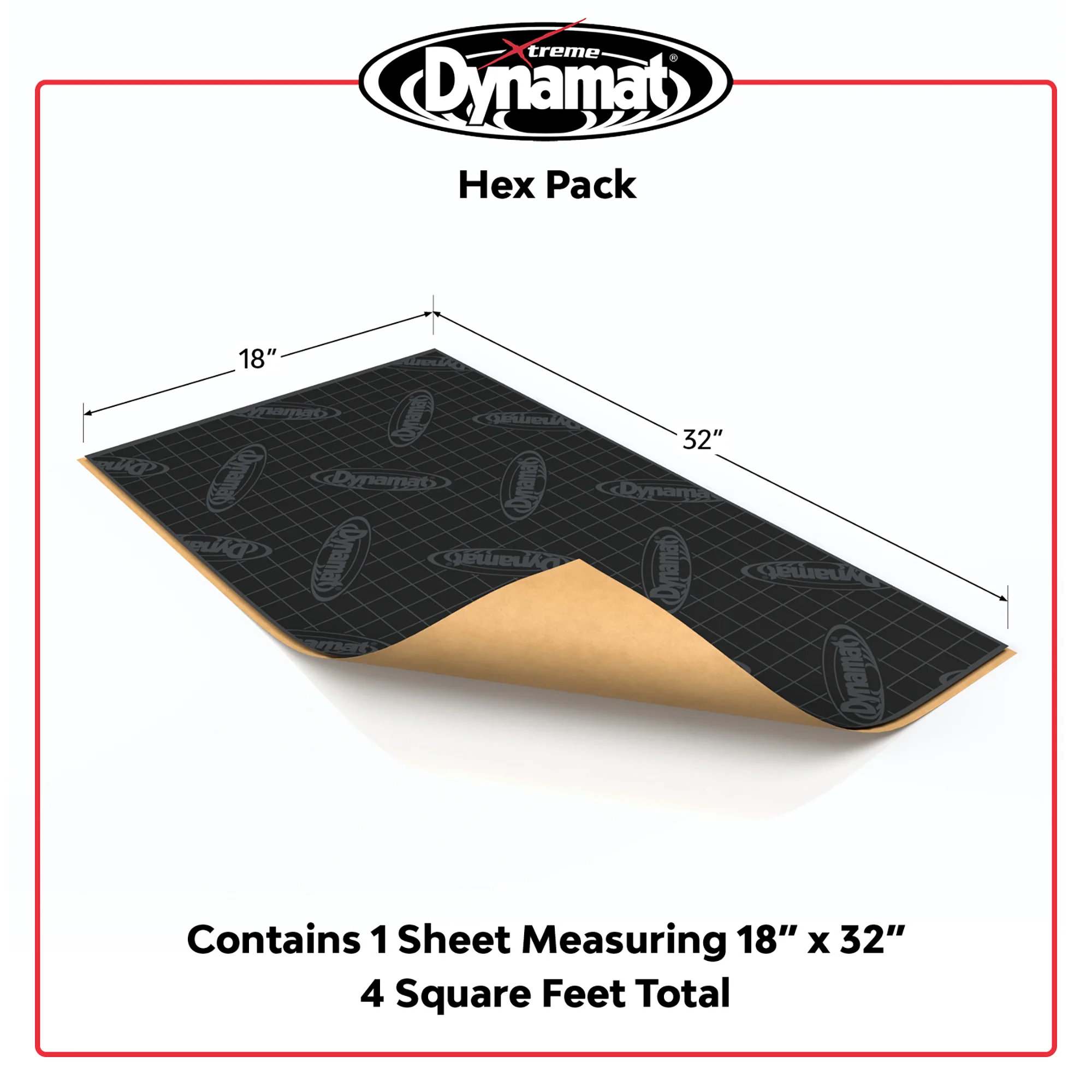 Dynamat Xtreme Sound Deadening Car Insulation Hex Pack - Image 4