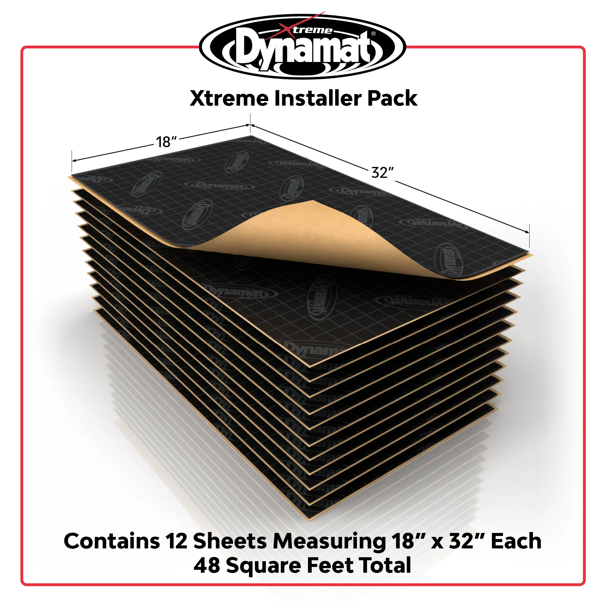 Dynamat Xtreme Sound Deadening Car Insulation Installer Pack - Image 4