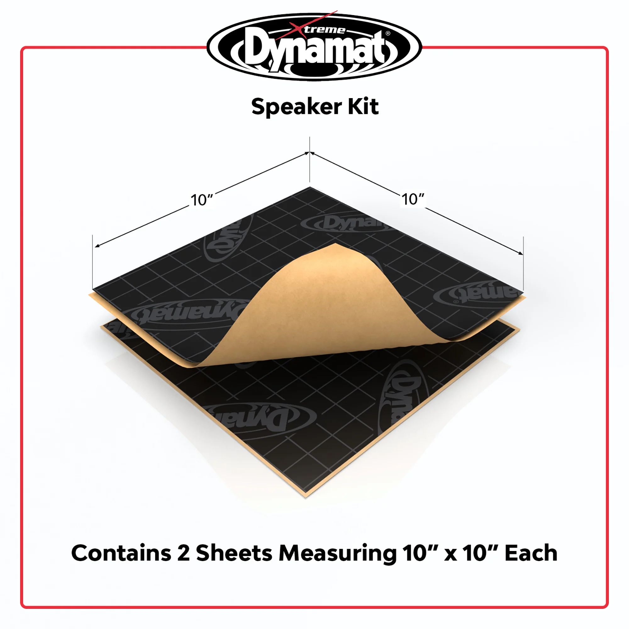Dynamat Xtreme Sound Deadening Car Insulation Speaker Kit - Image 4