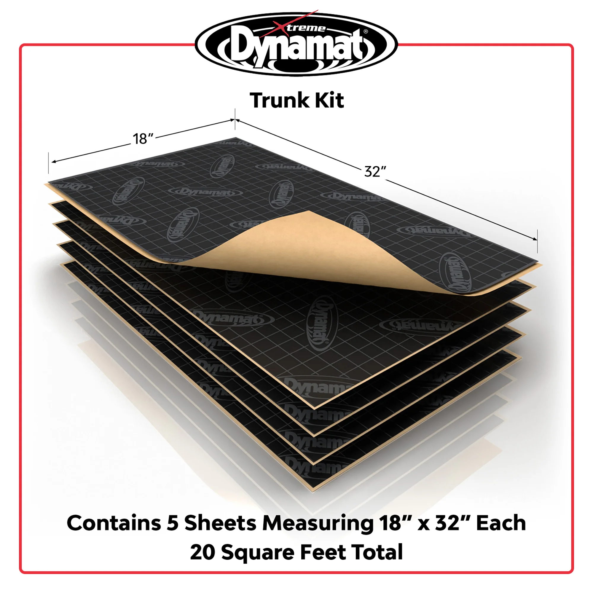 Dynamat Xtreme Sound Deadening Car Insulation Trunk Kit - Image 4